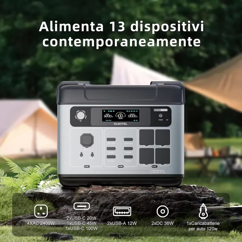 OUKITEL P2001 PLUS 2026 avec b - Solar Generator avis et prix